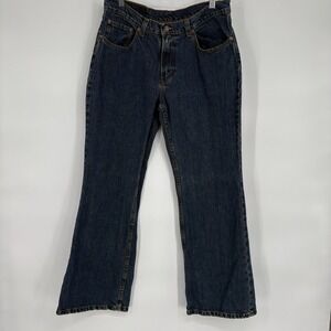 Y2K Vintage Jordache Womens Boot Cut Jeans 11/12 Blue Dark‎ Wash Retro Americana
